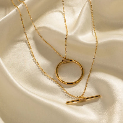 Bar and Necklace Gold Plated Necklace for Women different